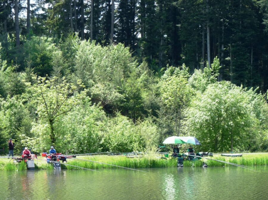 pêche au camping la chanterelle champagnac le vieux